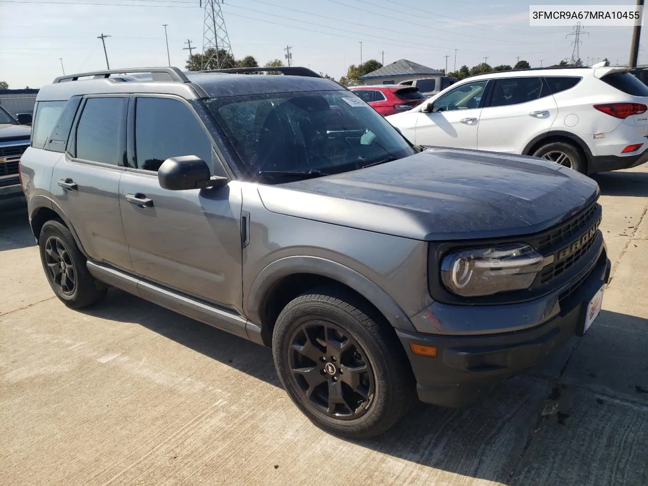 2021 Ford Bronco Sport VIN: 3FMCR9A67MRA10455 Lot: 75994204