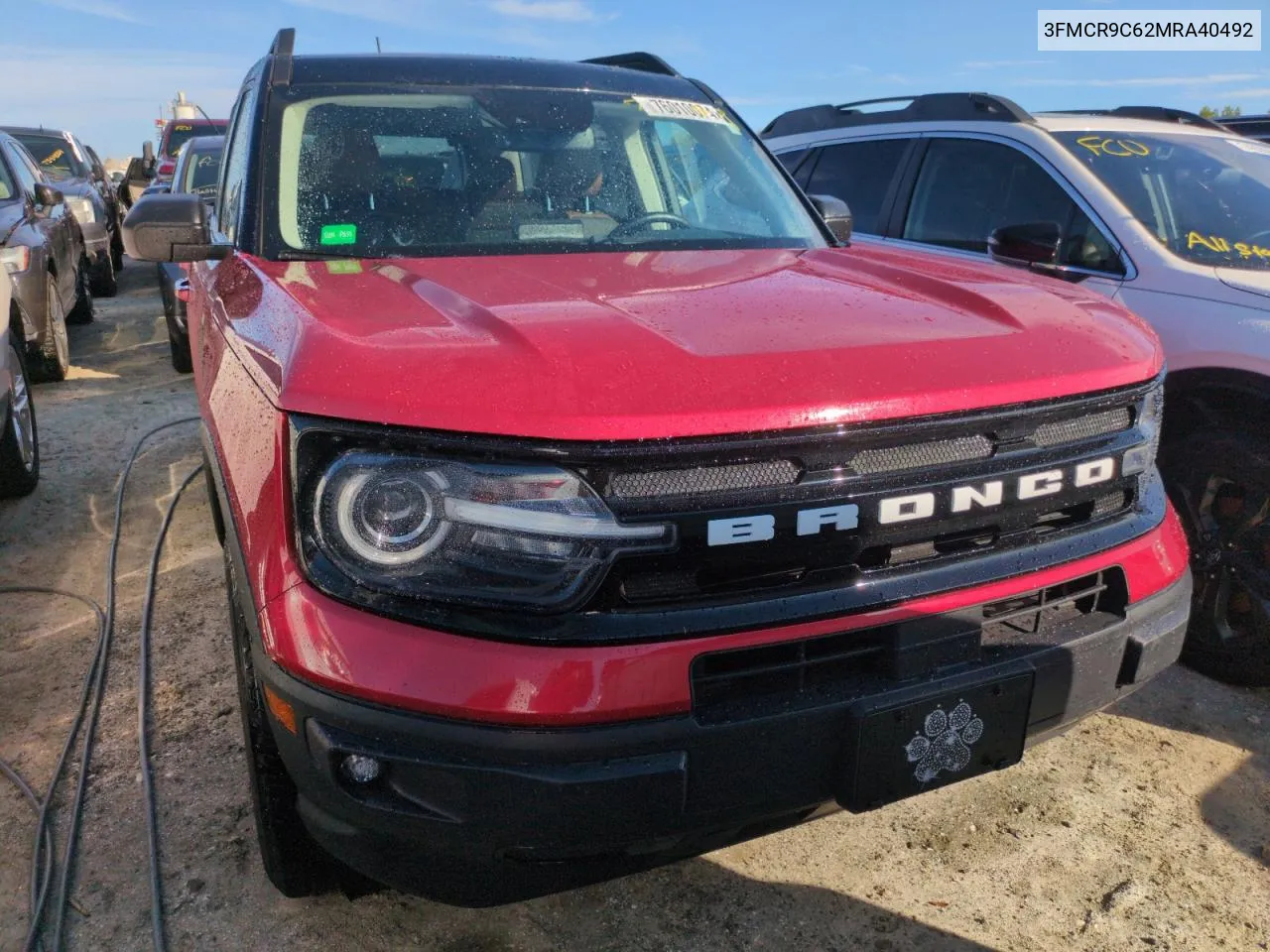 2021 Ford Bronco Sport Outer Banks VIN: 3FMCR9C62MRA40492 Lot: 76010074