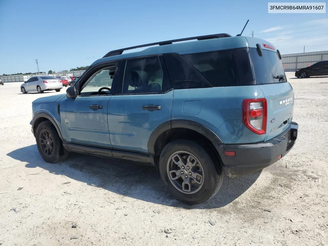 2021 Ford Bronco Sport Big Bend VIN: 3FMCR9B64MRA91607 Lot: 76043084