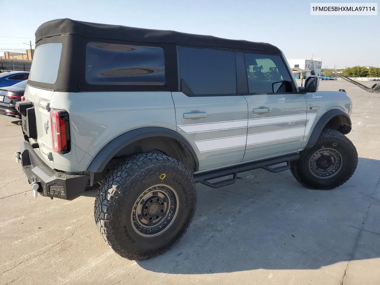 2021 Ford Bronco Base VIN: 1FMDE5BHXMLA97114 Lot: 76284144