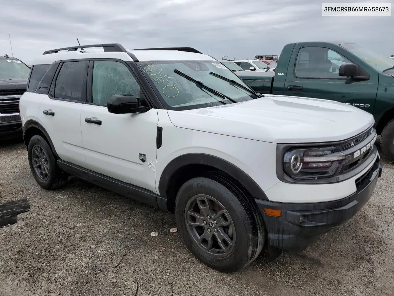 2021 Ford Bronco Sport Big Bend VIN: 3FMCR9B66MRA58673 Lot: 76386434