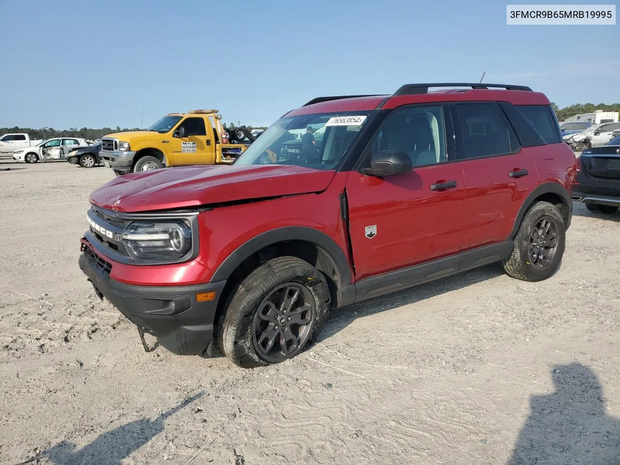 2021 Ford Bronco Sport Big Bend VIN: 3FMCR9B65MRB19995 Lot: 76563854