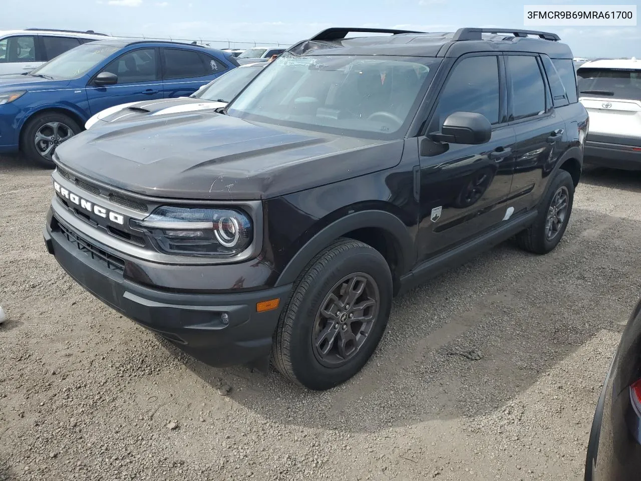 2021 Ford Bronco Sport Big Bend VIN: 3FMCR9B69MRA61700 Lot: 76702564