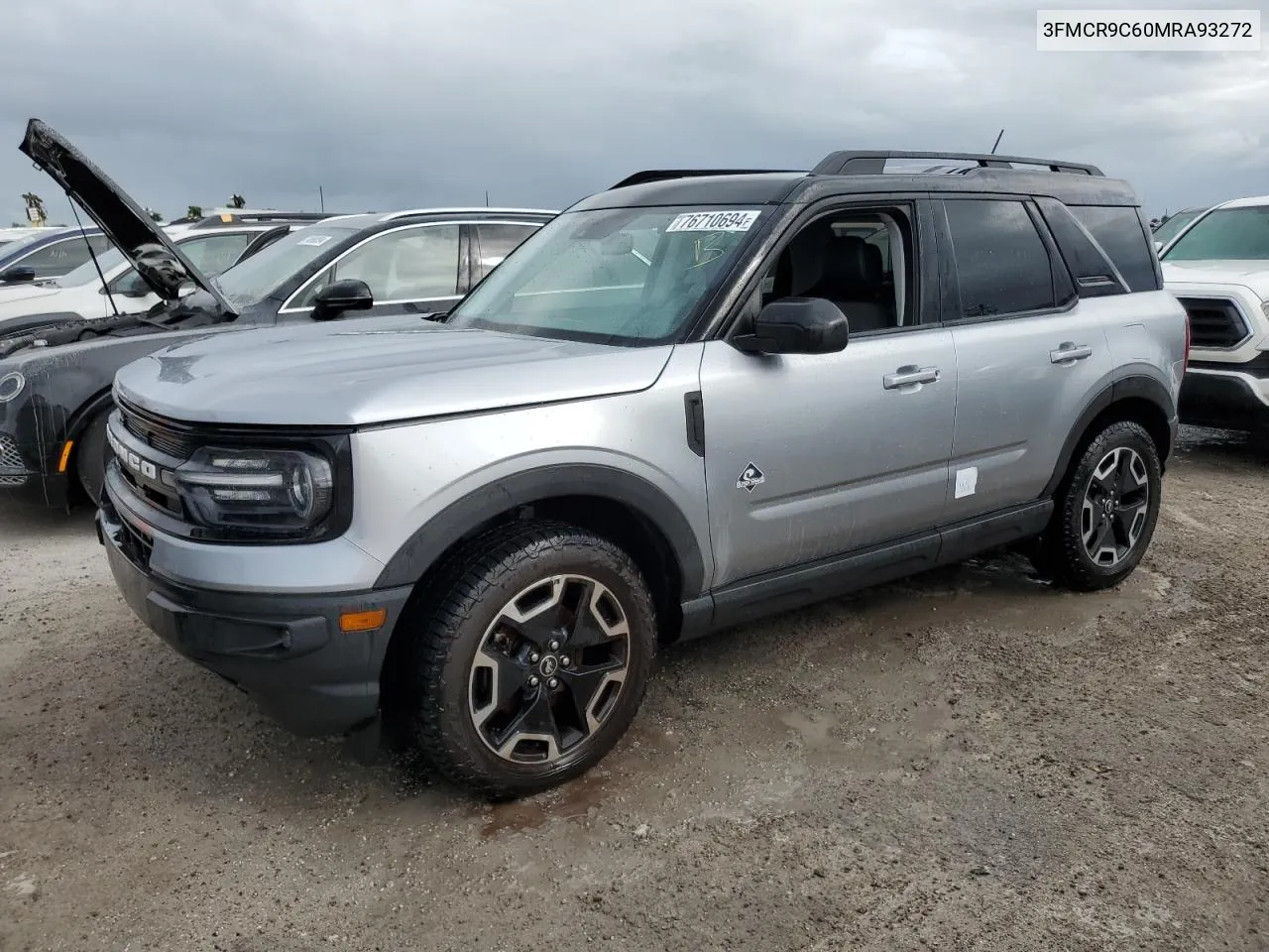 2021 Ford Bronco Sport Outer Banks VIN: 3FMCR9C60MRA93272 Lot: 76710694