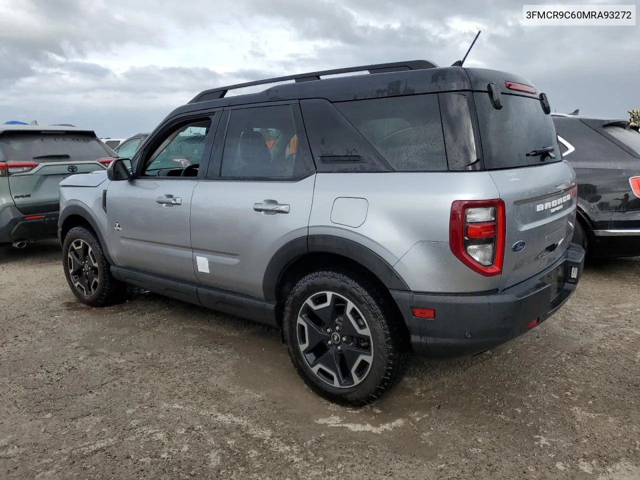 2021 Ford Bronco Sport Outer Banks VIN: 3FMCR9C60MRA93272 Lot: 76710694