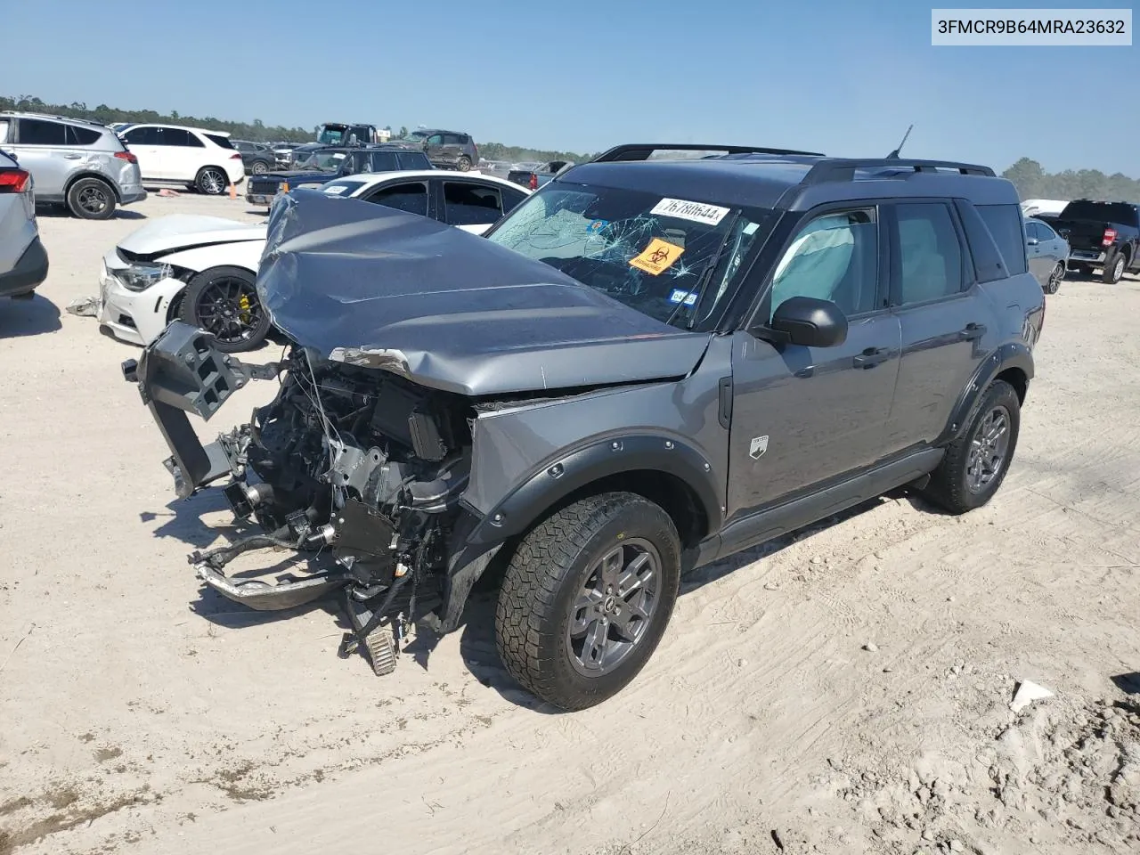 2021 Ford Bronco Sport Big Bend VIN: 3FMCR9B64MRA23632 Lot: 76780644