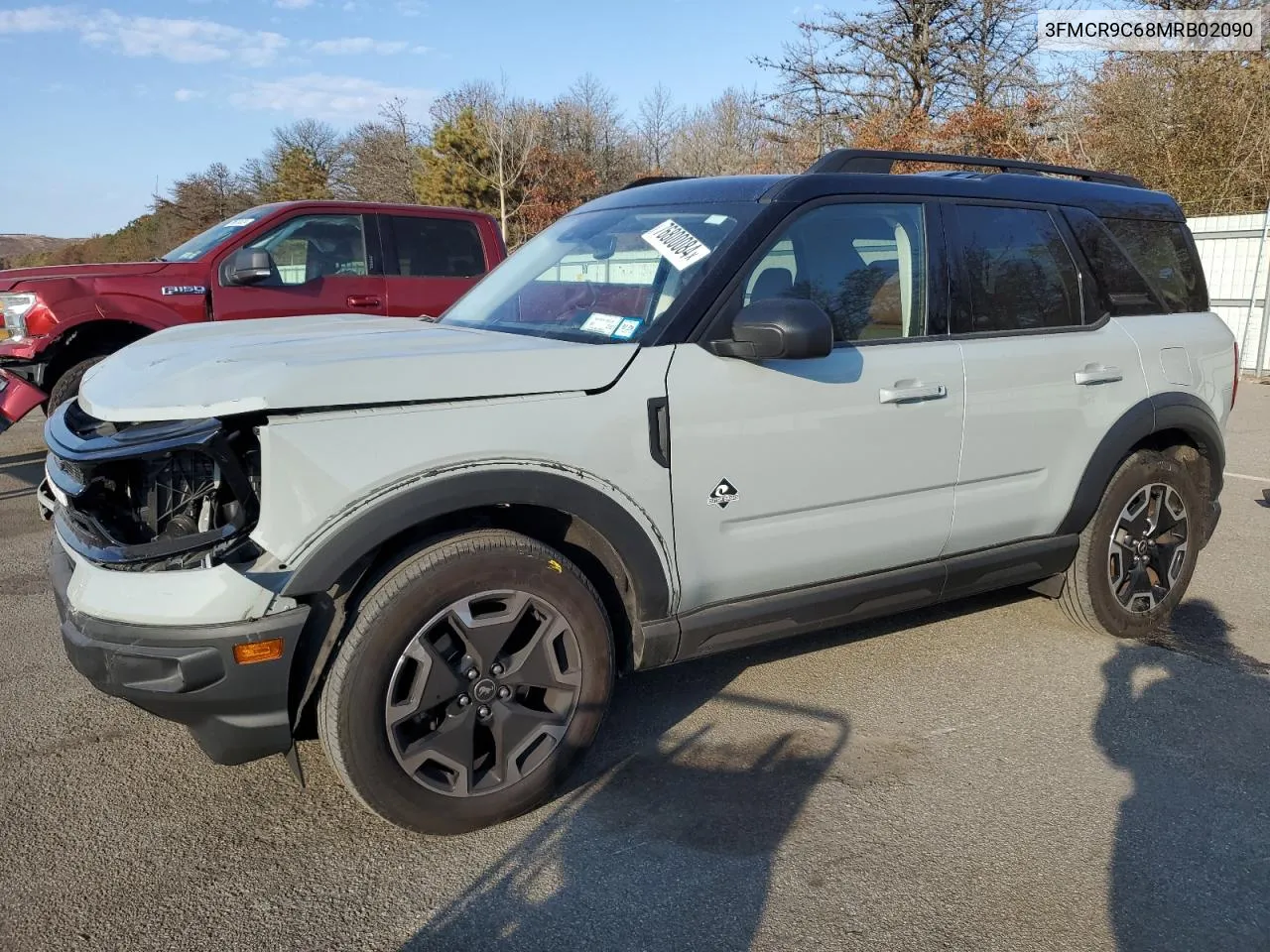 2021 Ford Bronco Sport Outer Banks VIN: 3FMCR9C68MRB02090 Lot: 76800084