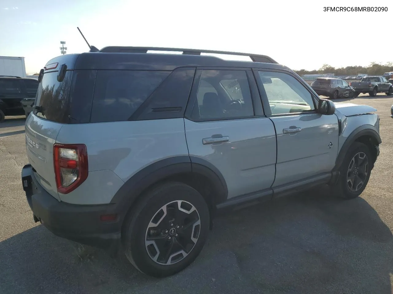 2021 Ford Bronco Sport Outer Banks VIN: 3FMCR9C68MRB02090 Lot: 76800084