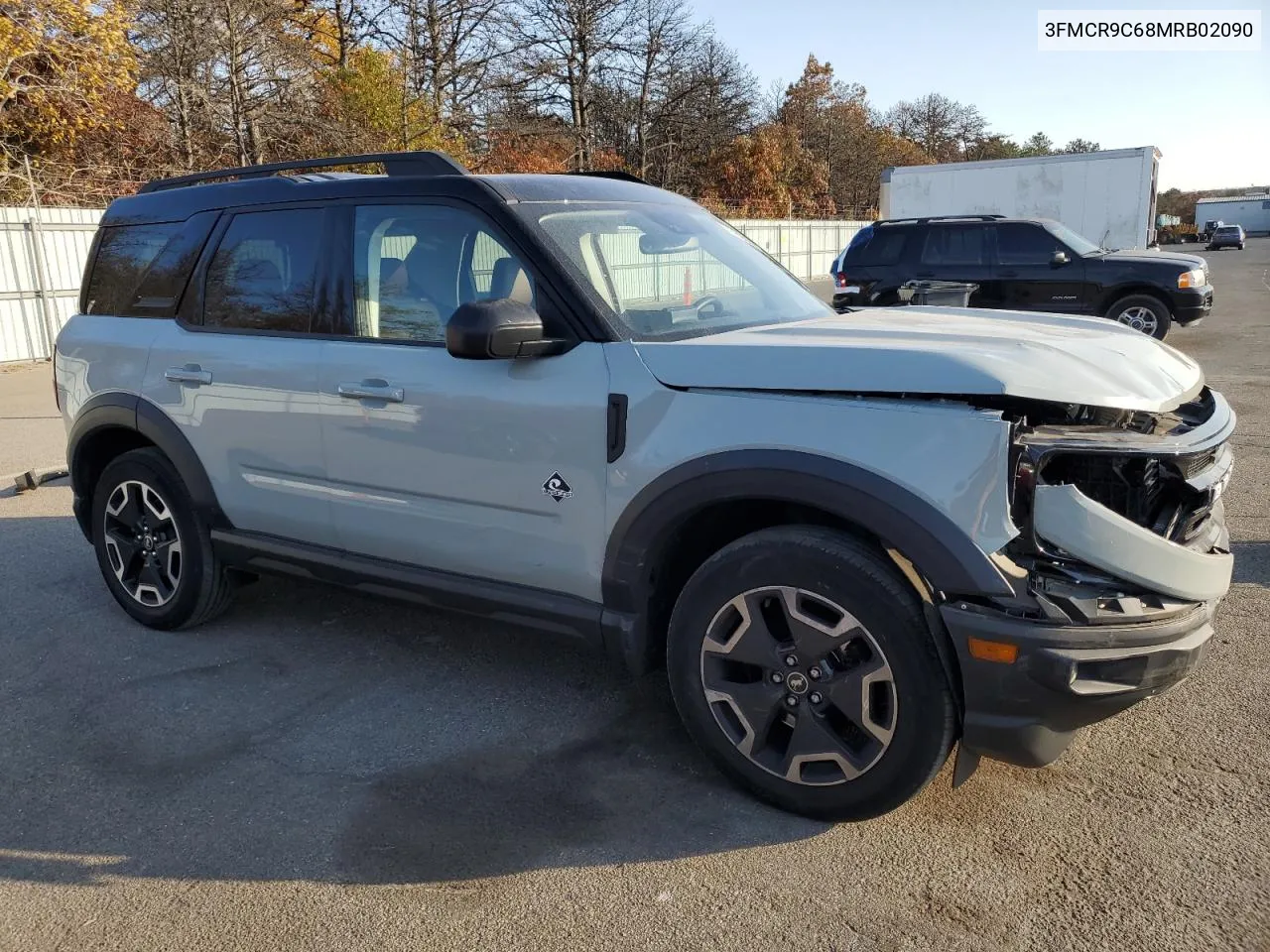 2021 Ford Bronco Sport Outer Banks VIN: 3FMCR9C68MRB02090 Lot: 76800084