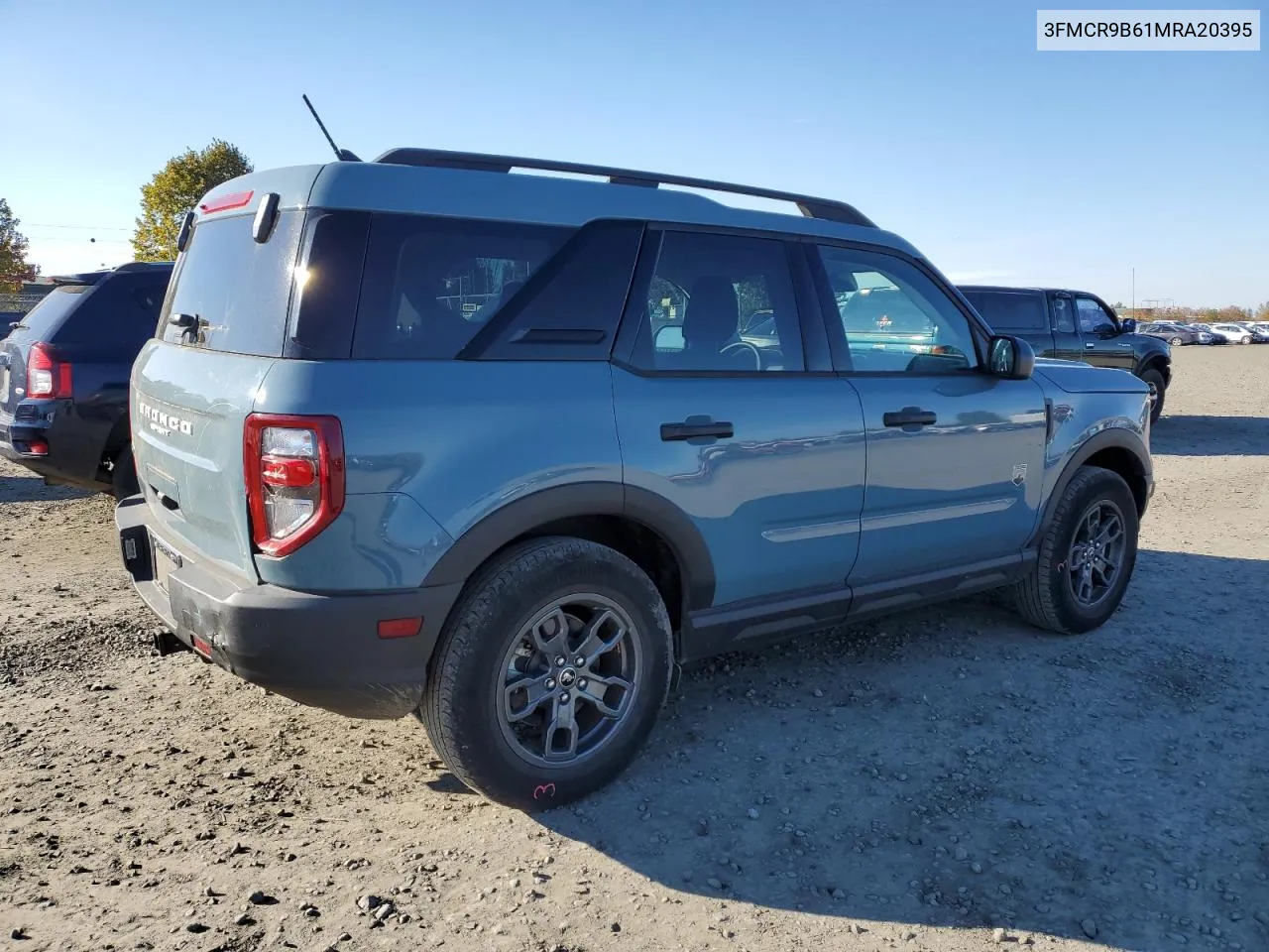 2021 Ford Bronco Sport Big Bend VIN: 3FMCR9B61MRA20395 Lot: 76836684