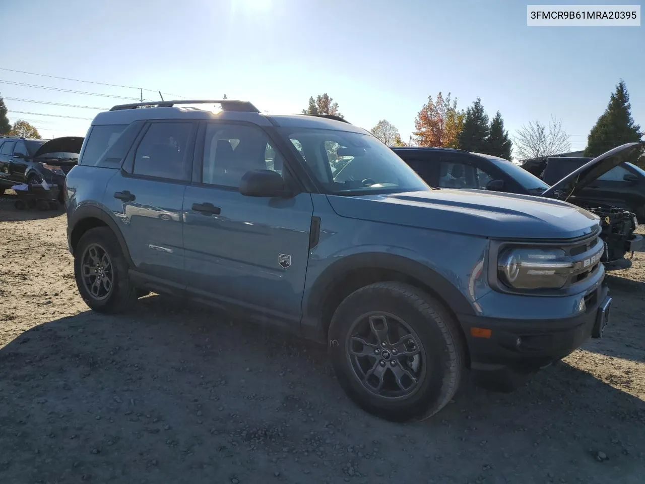 2021 Ford Bronco Sport Big Bend VIN: 3FMCR9B61MRA20395 Lot: 76836684