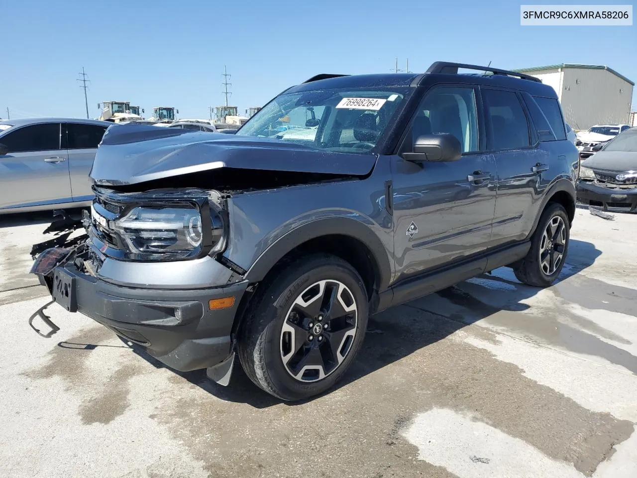 2021 Ford Bronco Sport Outer Banks VIN: 3FMCR9C6XMRA58206 Lot: 76998264