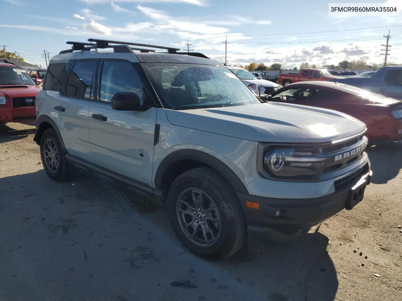 2021 Ford Bronco Sport Big Bend VIN: 3FMCR9B60MRA35504 Lot: 77116504