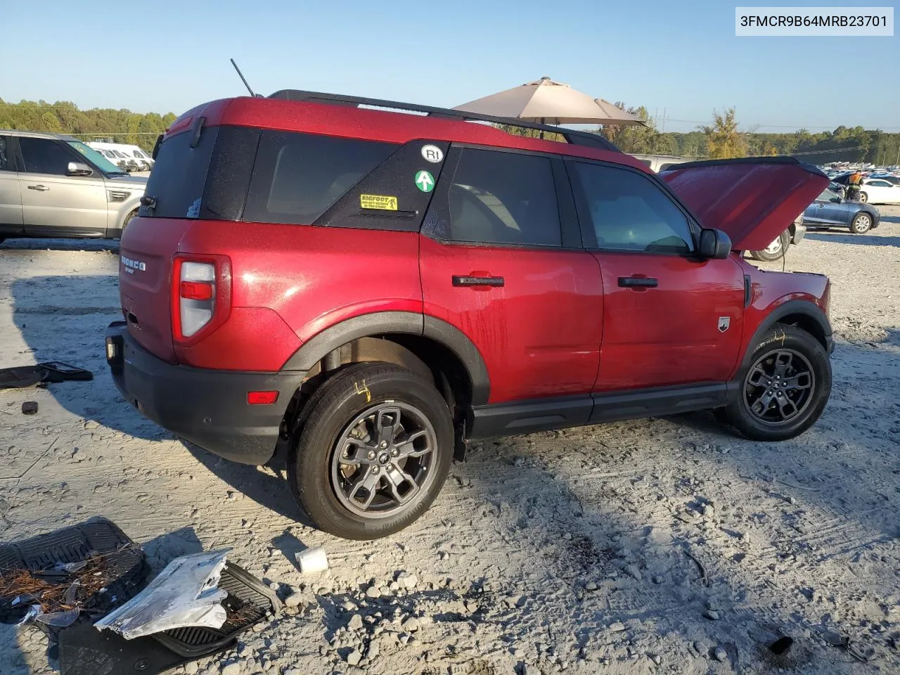 2021 Ford Bronco Sport Big Bend VIN: 3FMCR9B64MRB23701 Lot: 77163924