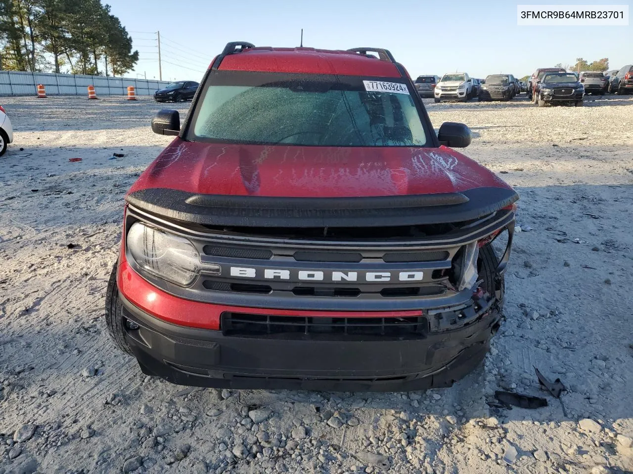 2021 Ford Bronco Sport Big Bend VIN: 3FMCR9B64MRB23701 Lot: 77163924