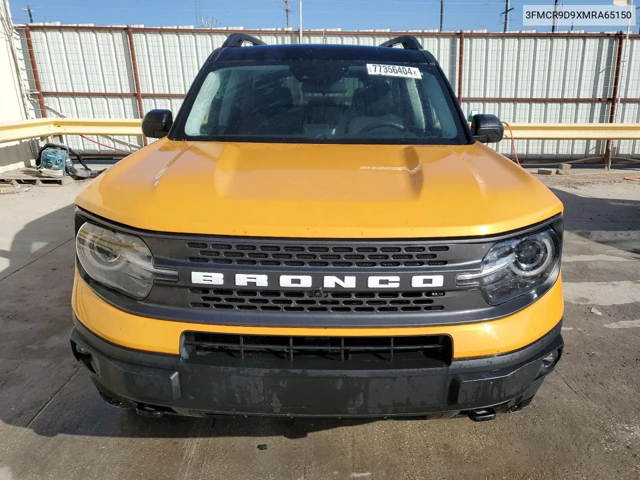 2021 Ford Bronco Sport Badlands VIN: 3FMCR9D9XMRA65150 Lot: 77356404