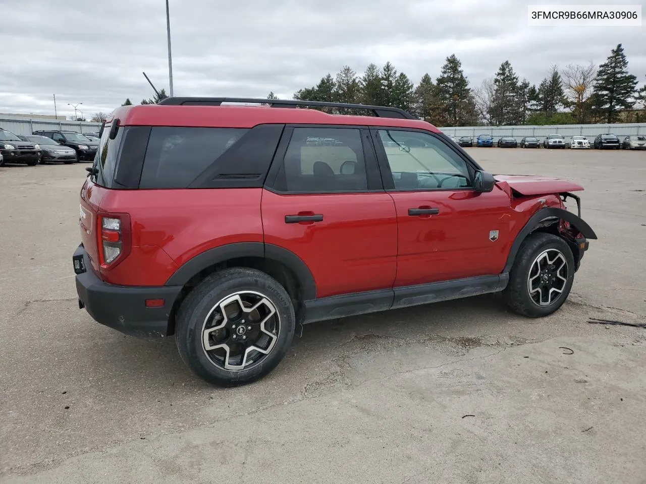 2021 Ford Bronco Sport Big Bend VIN: 3FMCR9B66MRA30906 Lot: 77369754