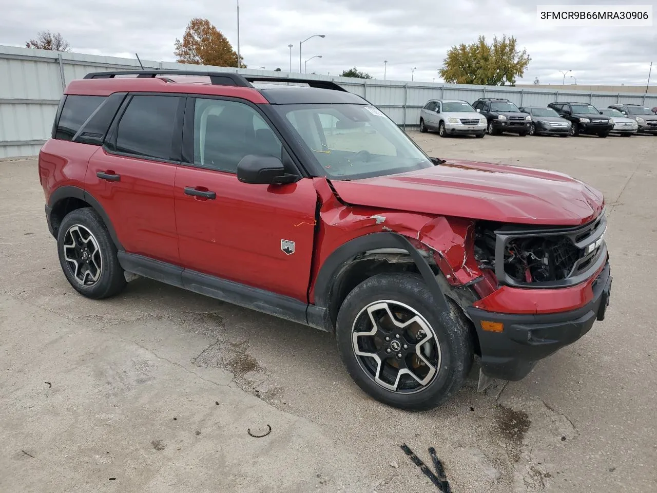 2021 Ford Bronco Sport Big Bend VIN: 3FMCR9B66MRA30906 Lot: 77369754