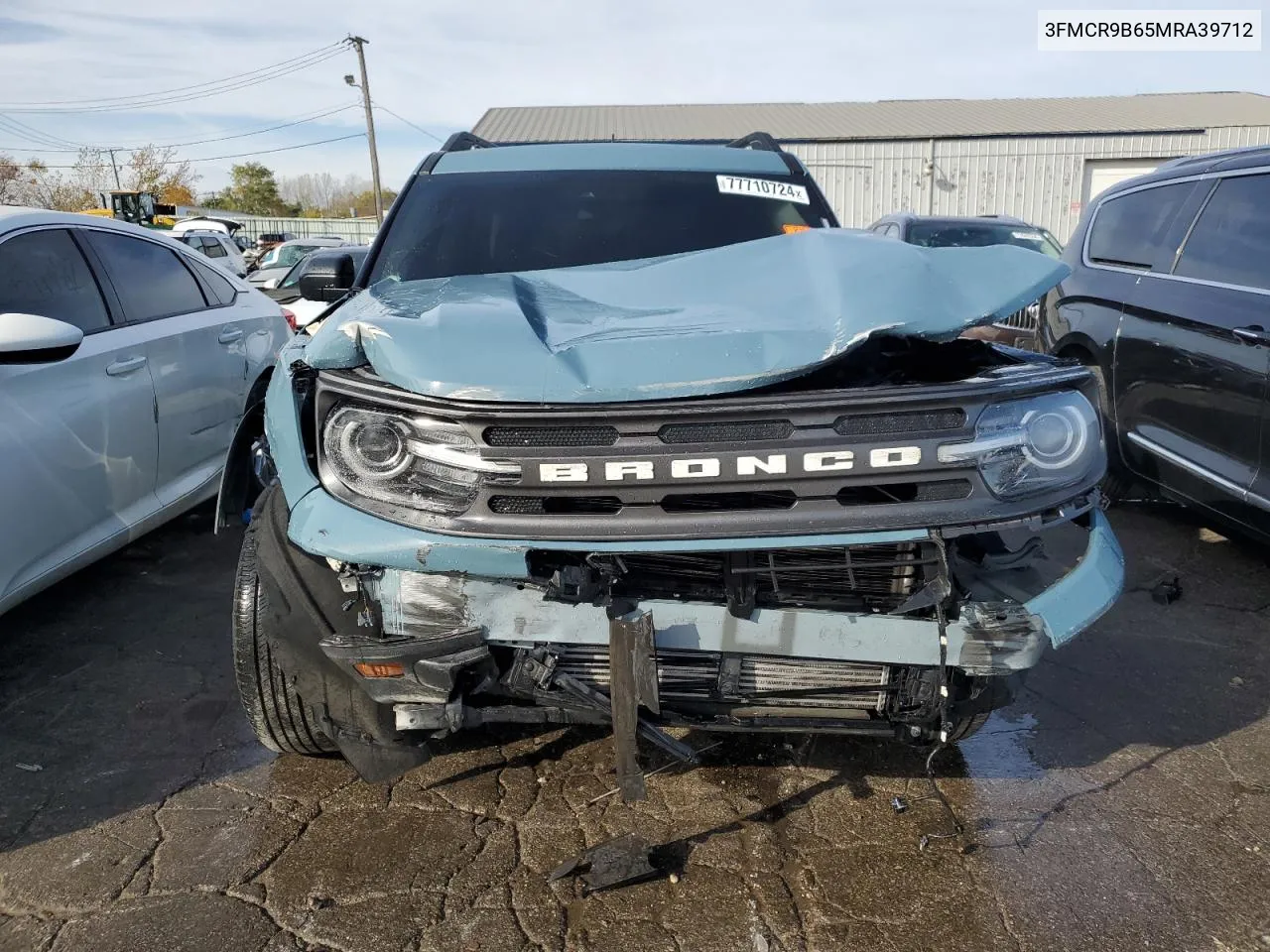 2021 Ford Bronco Sport Big Bend VIN: 3FMCR9B65MRA39712 Lot: 77710724