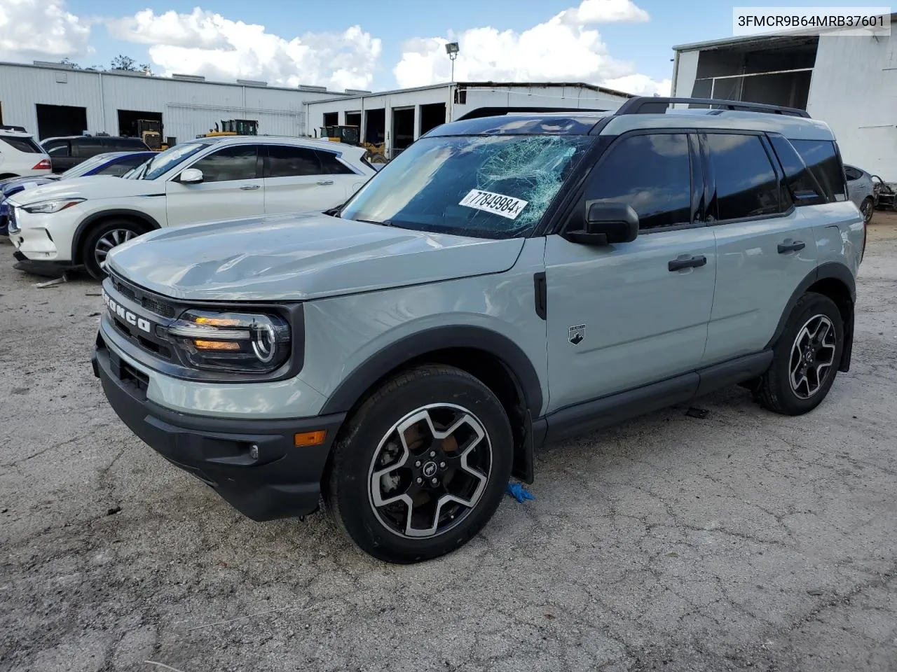 2021 Ford Bronco Sport Big Bend VIN: 3FMCR9B64MRB37601 Lot: 77849984