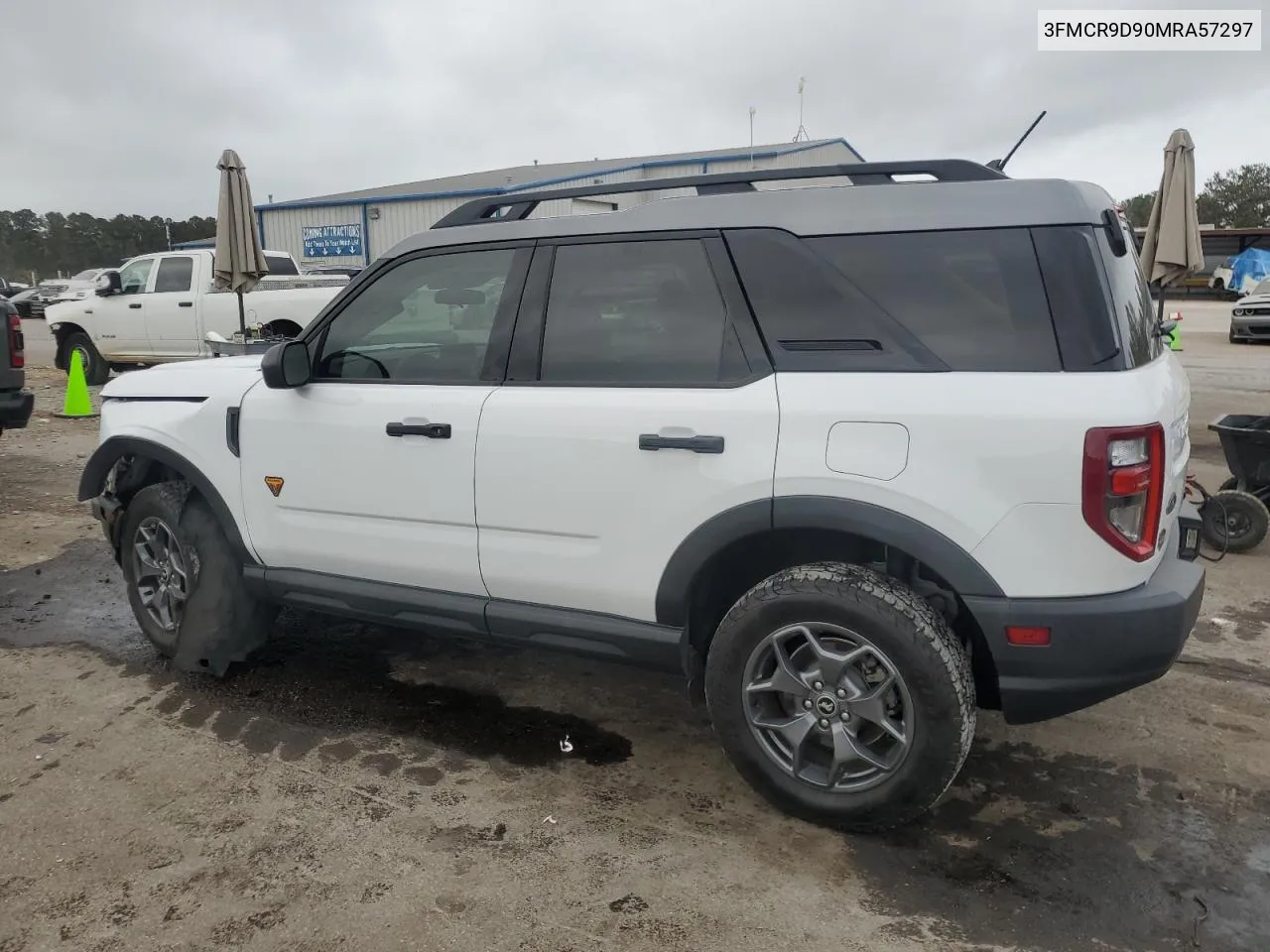 2021 Ford Bronco Sport Badlands VIN: 3FMCR9D90MRA57297 Lot: 78269784