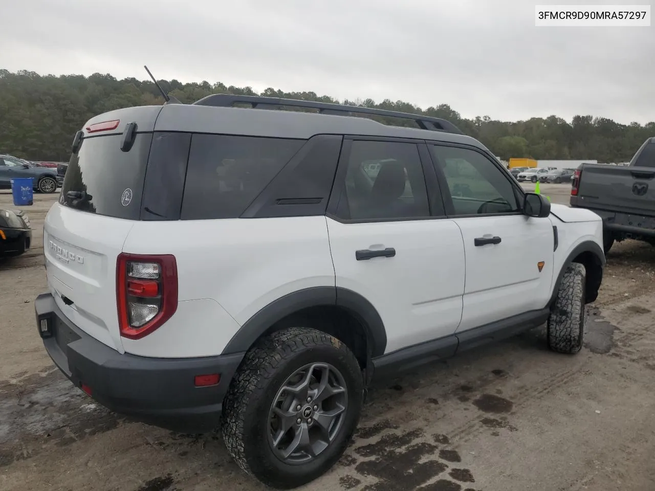 2021 Ford Bronco Sport Badlands VIN: 3FMCR9D90MRA57297 Lot: 78269784