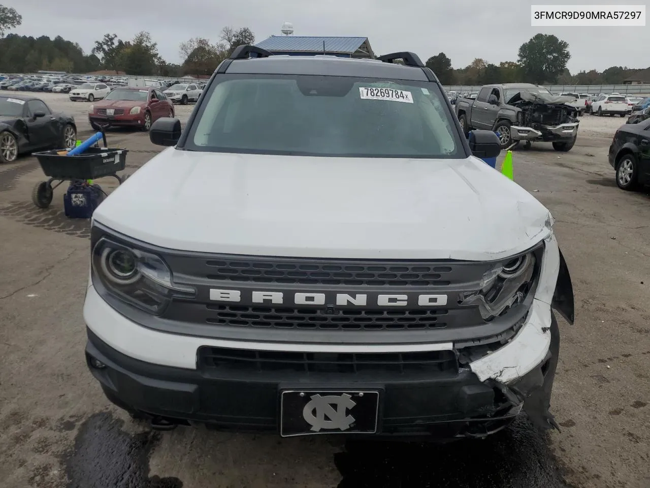 2021 Ford Bronco Sport Badlands VIN: 3FMCR9D90MRA57297 Lot: 78269784