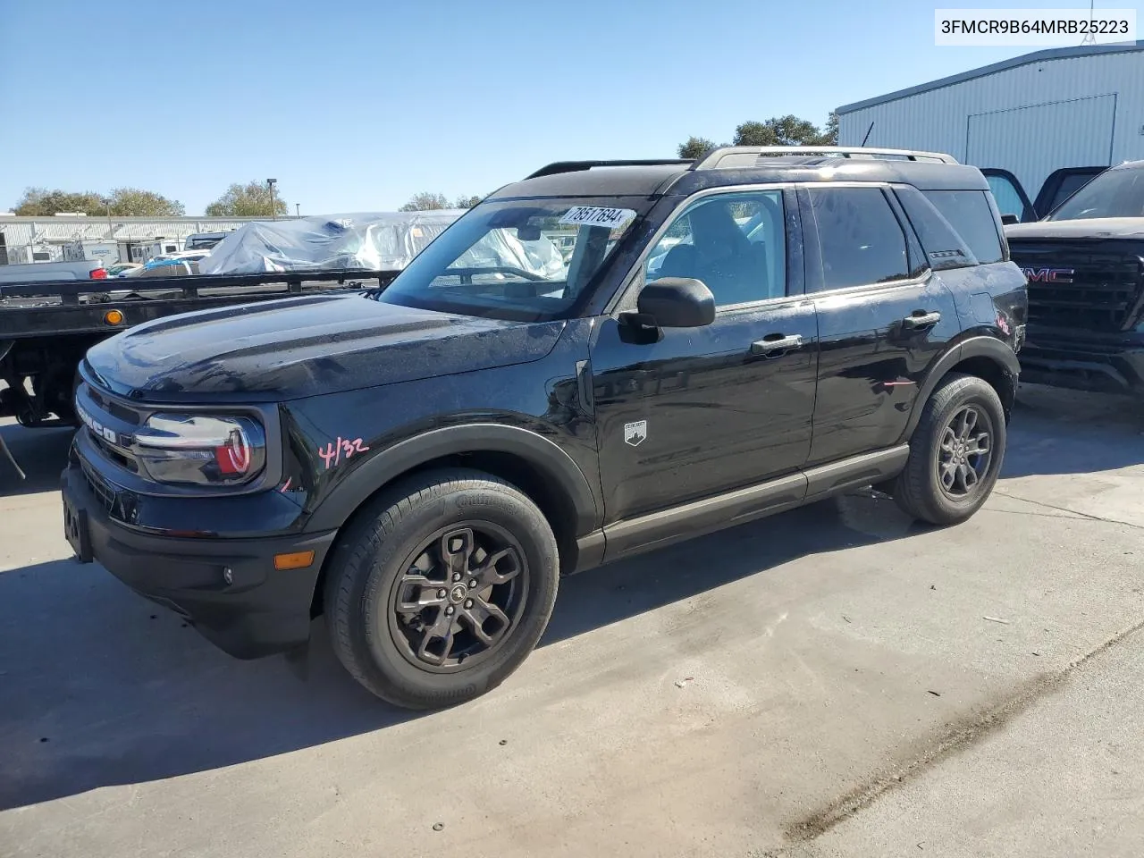 2021 Ford Bronco Sport Big Bend VIN: 3FMCR9B64MRB25223 Lot: 78517694