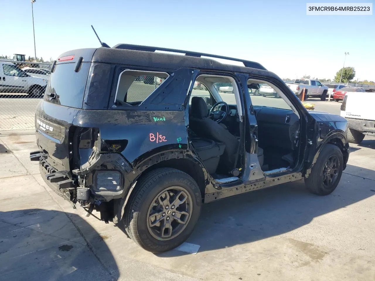 2021 Ford Bronco Sport Big Bend VIN: 3FMCR9B64MRB25223 Lot: 78517694