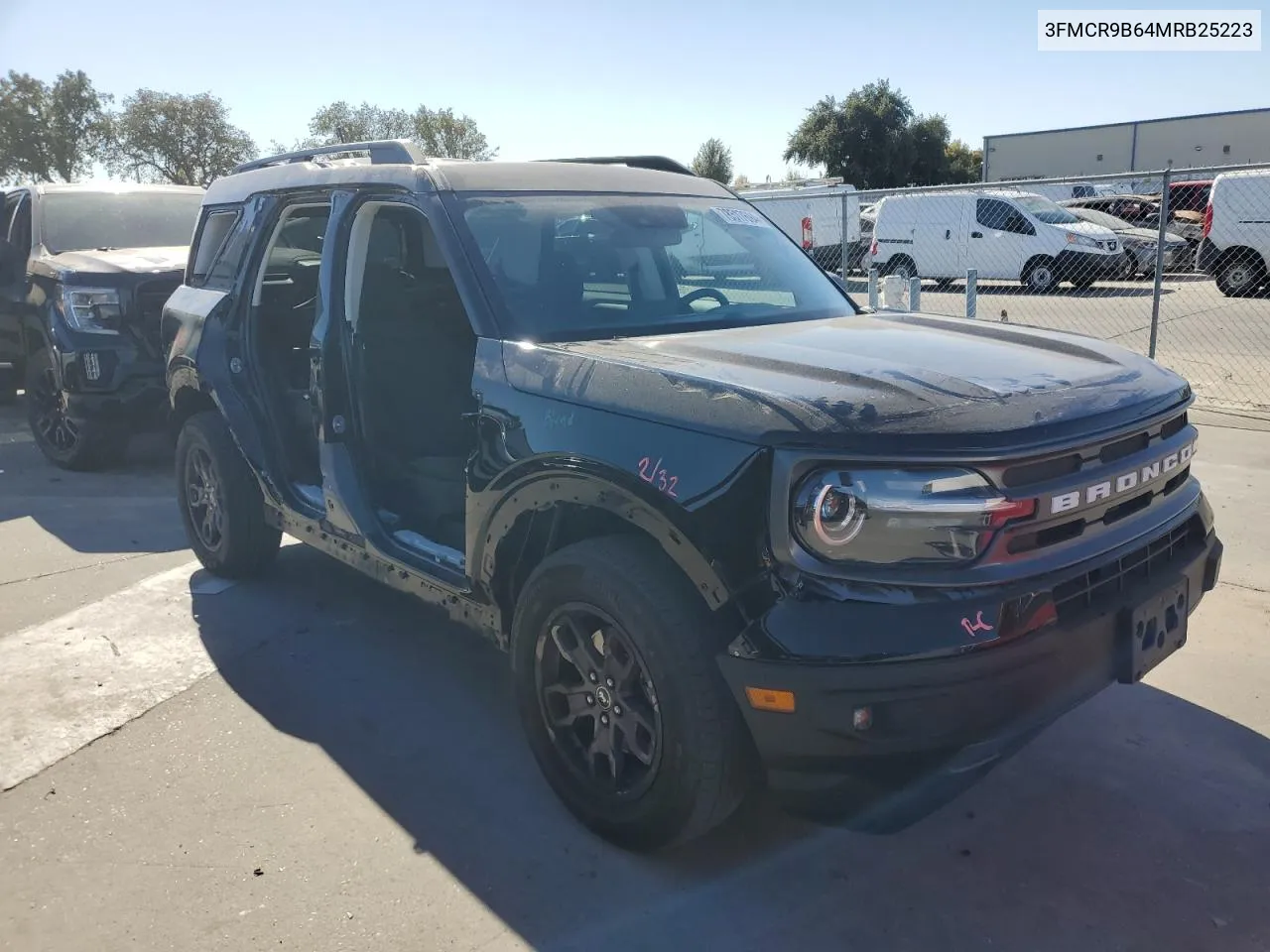 2021 Ford Bronco Sport Big Bend VIN: 3FMCR9B64MRB25223 Lot: 78517694