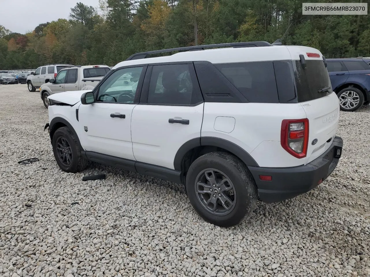 2021 Ford Bronco Sport Big Bend VIN: 3FMCR9B66MRB23070 Lot: 78572174