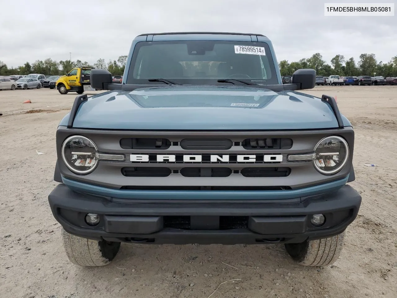 2021 Ford Bronco Base VIN: 1FMDE5BH8MLB05081 Lot: 78599514