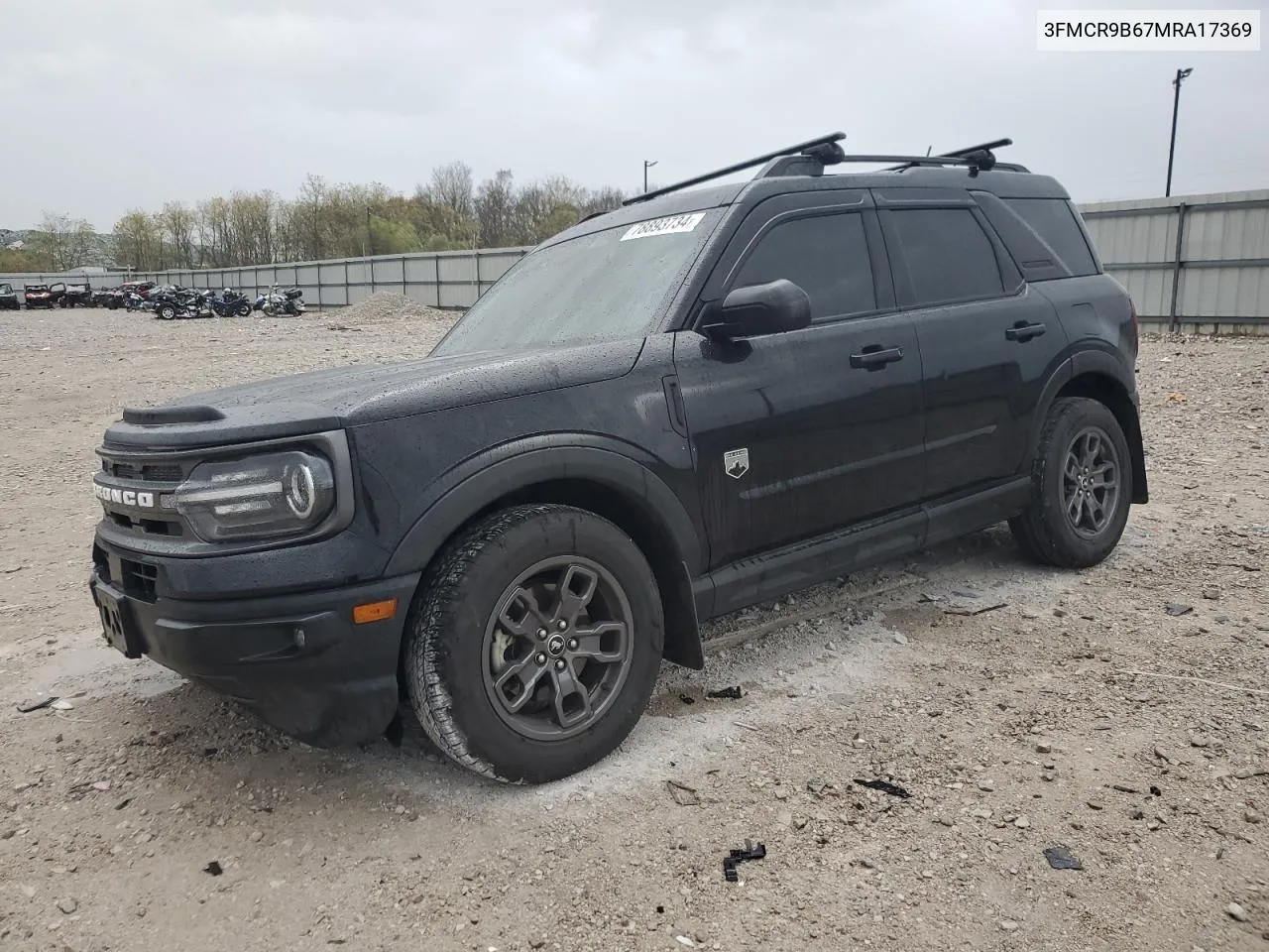 2021 Ford Bronco Sport Big Bend VIN: 3FMCR9B67MRA17369 Lot: 78893734