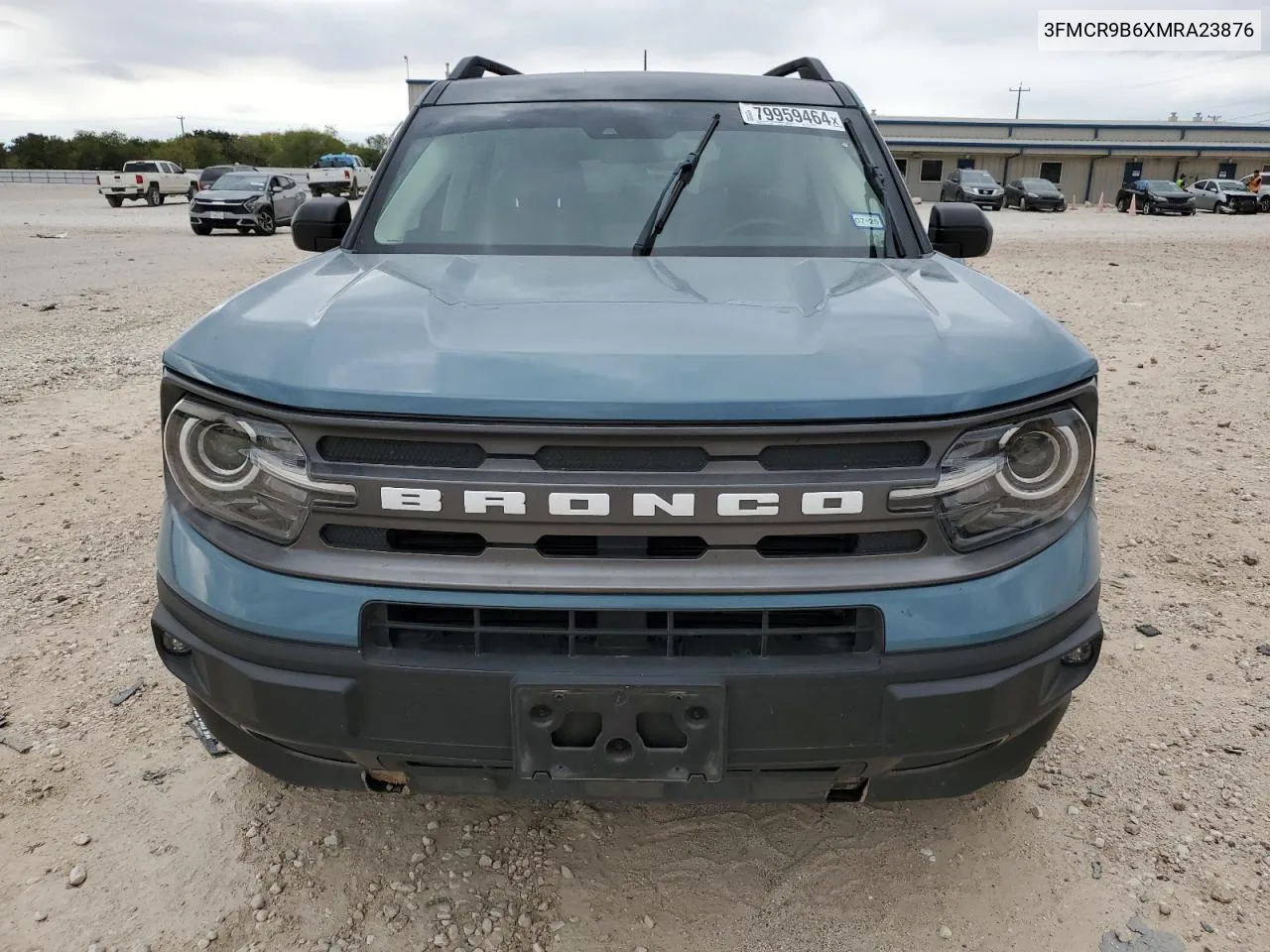 2021 Ford Bronco Sport Big Bend VIN: 3FMCR9B6XMRA23876 Lot: 79959464