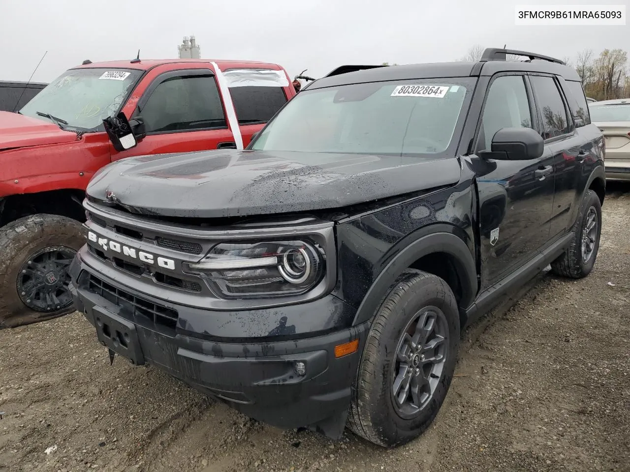 2021 Ford Bronco Sport Big Bend VIN: 3FMCR9B61MRA65093 Lot: 80302864