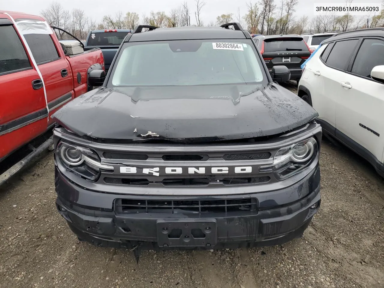 2021 Ford Bronco Sport Big Bend VIN: 3FMCR9B61MRA65093 Lot: 80302864