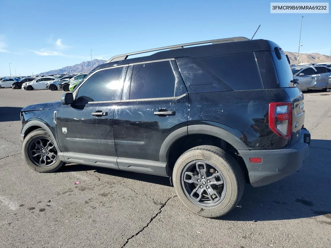 2021 Ford Bronco Sport Big Bend VIN: 3FMCR9B69MRA69232 Lot: 80325514