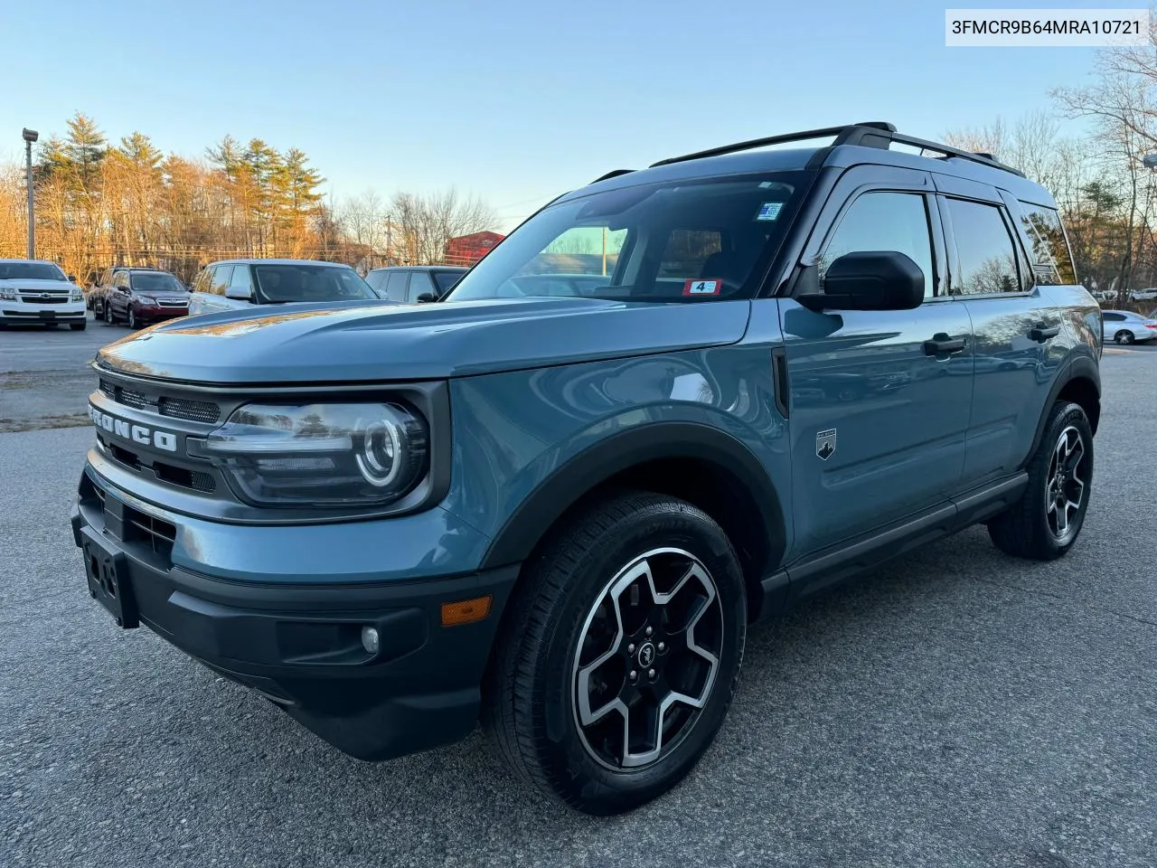 2021 Ford Bronco Sport Big Bend VIN: 3FMCR9B64MRA10721 Lot: 80930564