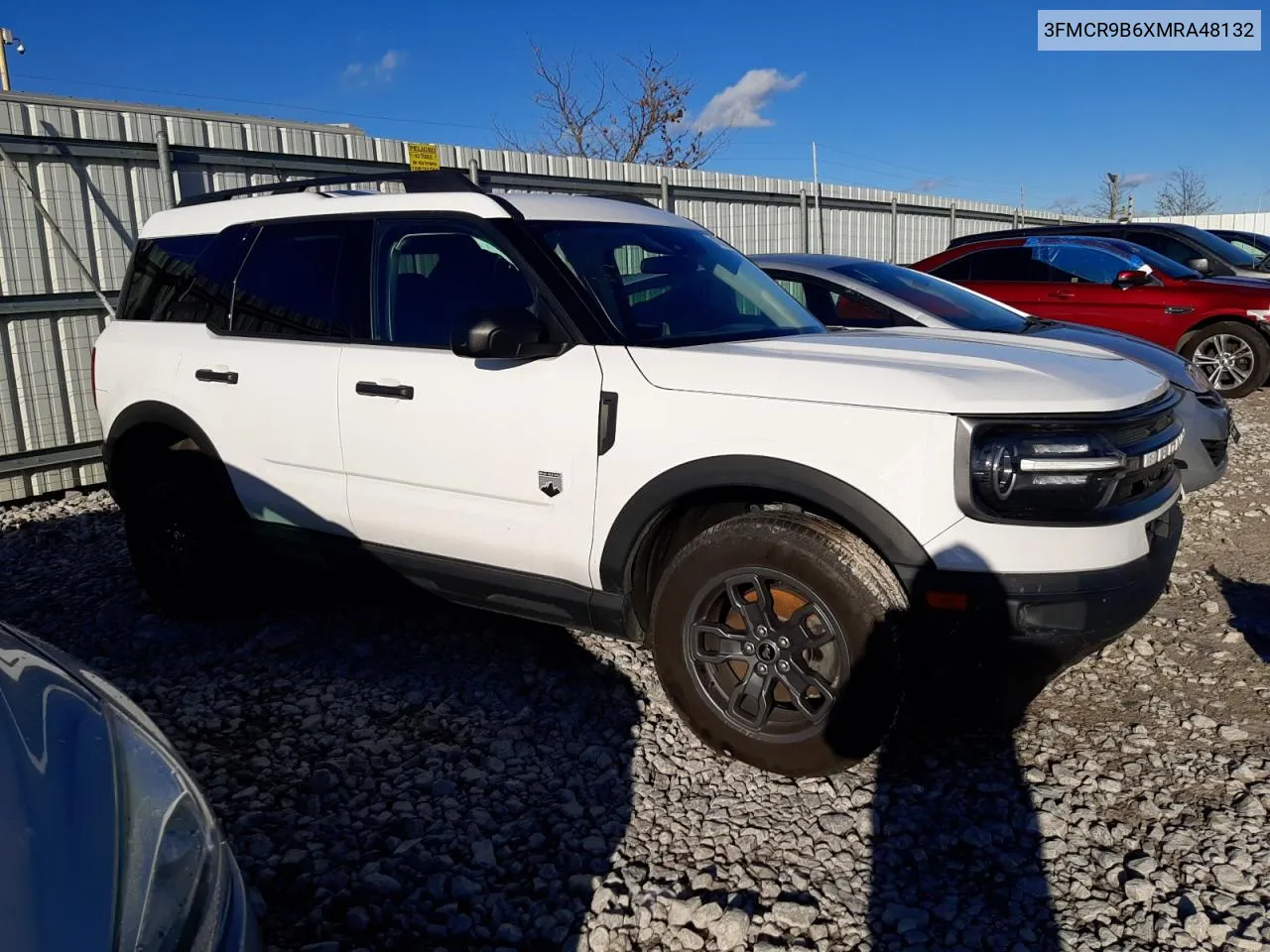 2021 Ford Bronco Sport Big Bend VIN: 3FMCR9B6XMRA48132 Lot: 81002754