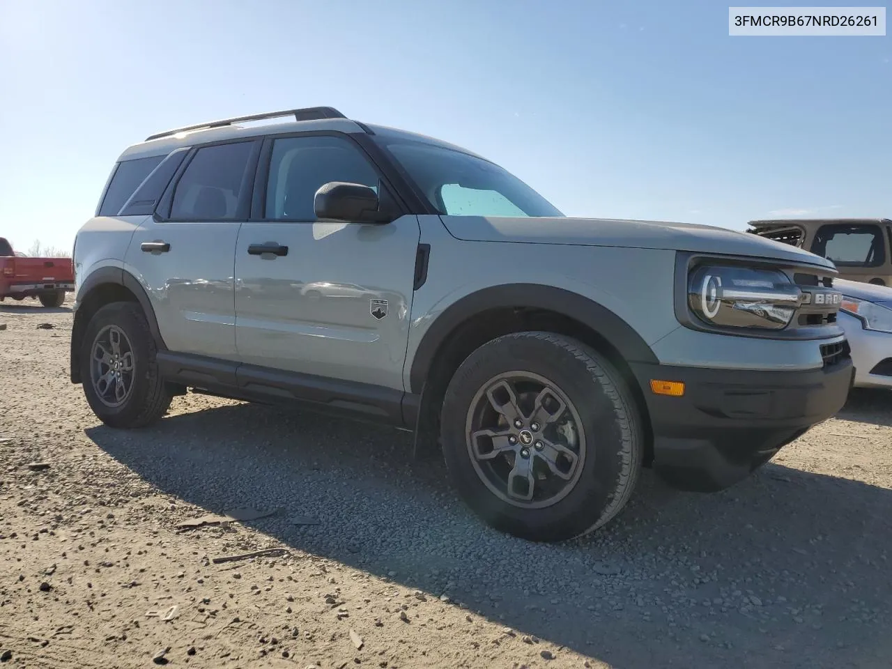 2022 Ford Bronco Sport Big Bend VIN: 3FMCR9B67NRD26261 Lot: 47708614