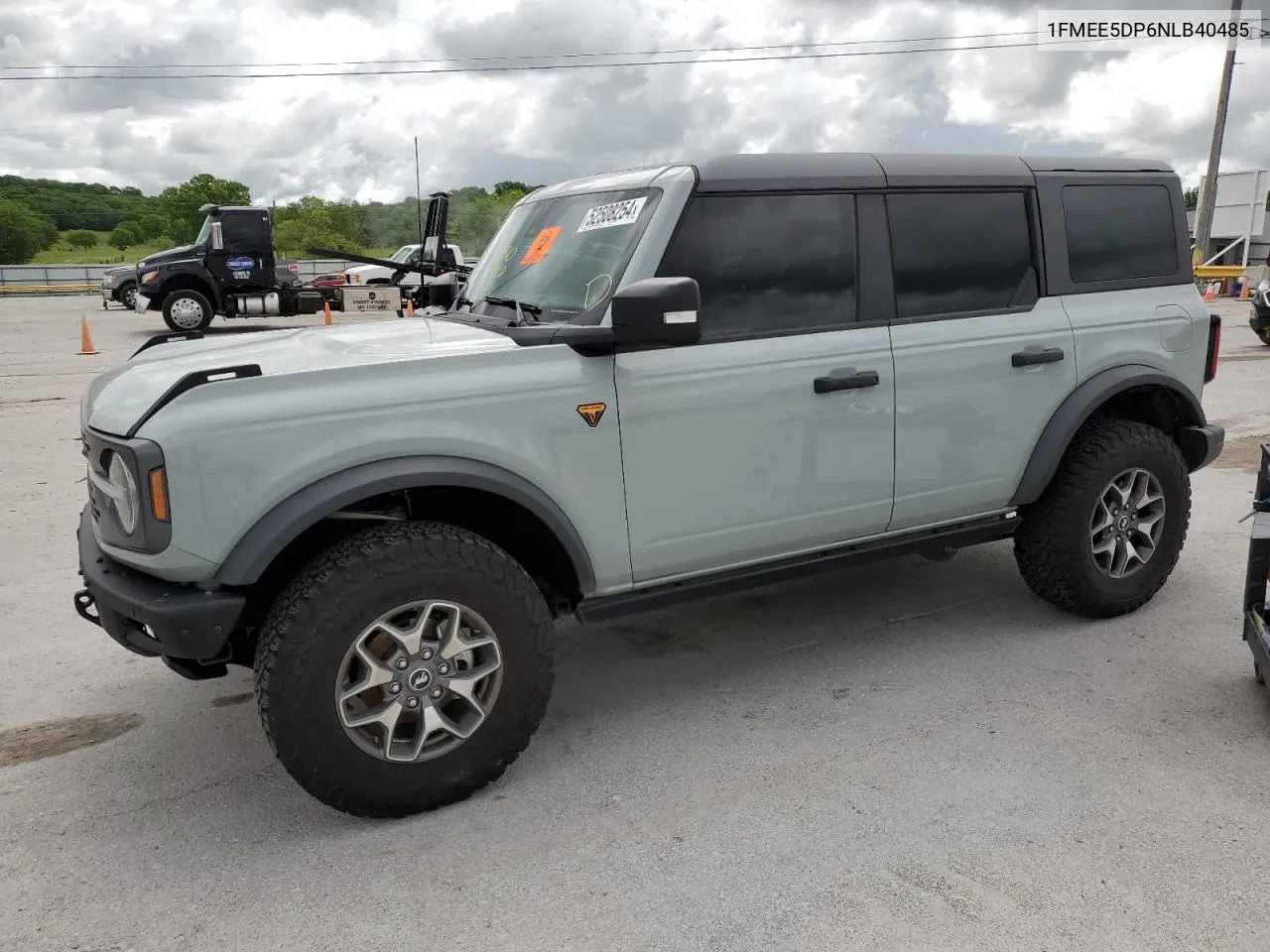 2022 Ford Bronco Base VIN: 1FMEE5DP6NLB40485 Lot: 52508254