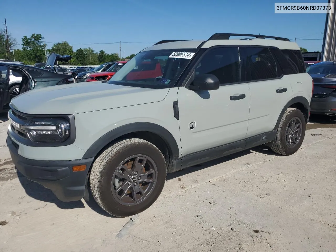 2022 Ford Bronco Sport Big Bend VIN: 3FMCR9B60NRD07373 Lot: 52906314