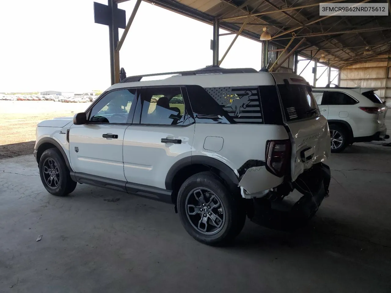 2022 Ford Bronco Sport Big Bend VIN: 3FMCR9B62NRD75612 Lot: 53346234