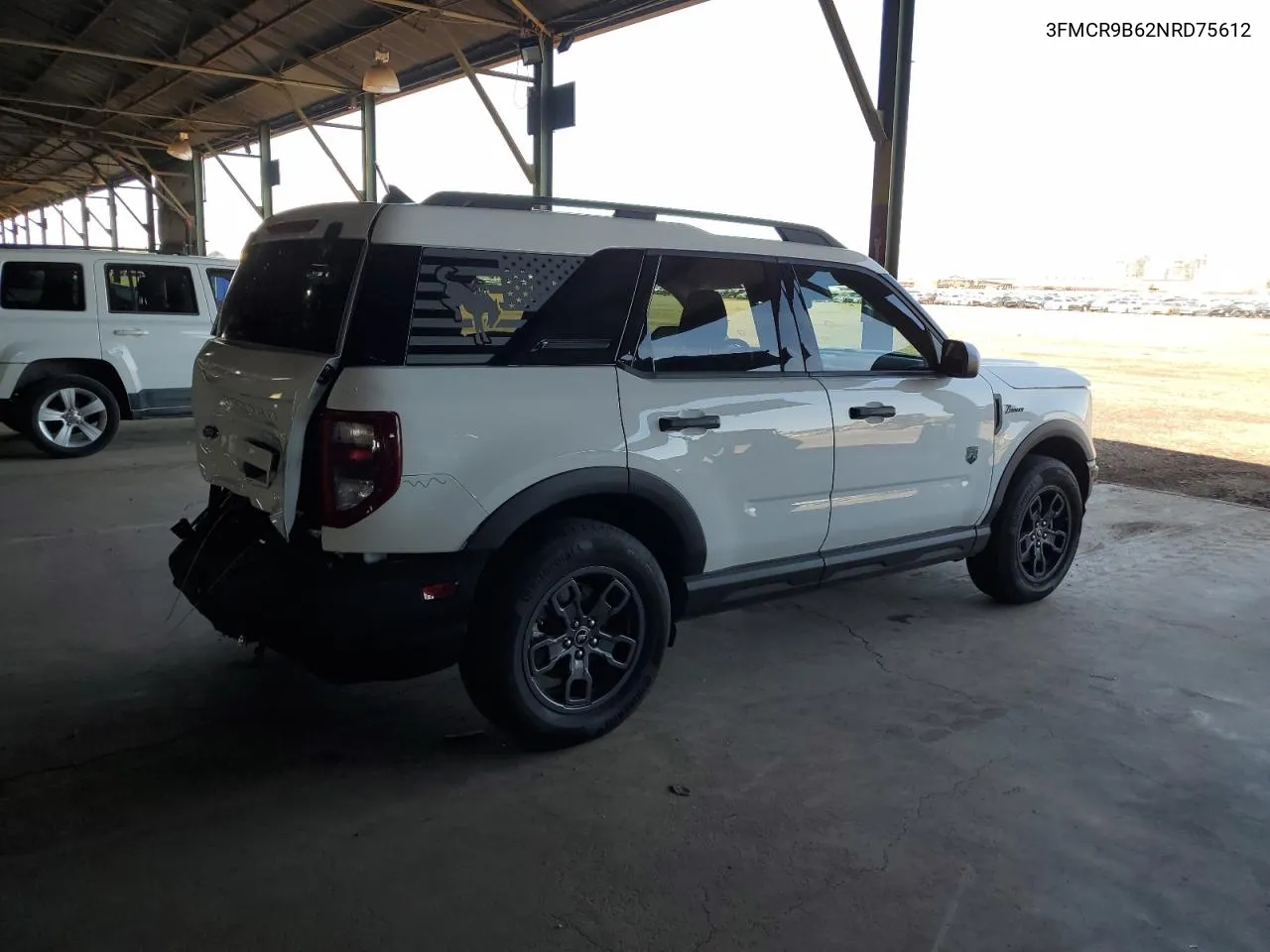 2022 Ford Bronco Sport Big Bend VIN: 3FMCR9B62NRD75612 Lot: 53346234