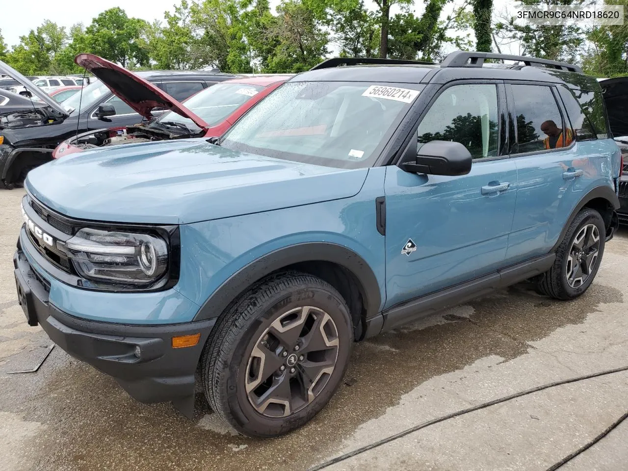 2022 Ford Bronco Sport Outer Banks VIN: 3FMCR9C64NRD18620 Lot: 56960214