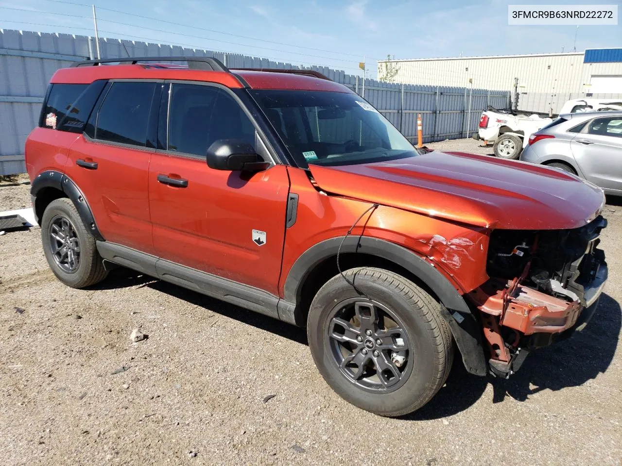 2022 Ford Bronco Sport Big Bend VIN: 3FMCR9B63NRD22272 Lot: 57947224