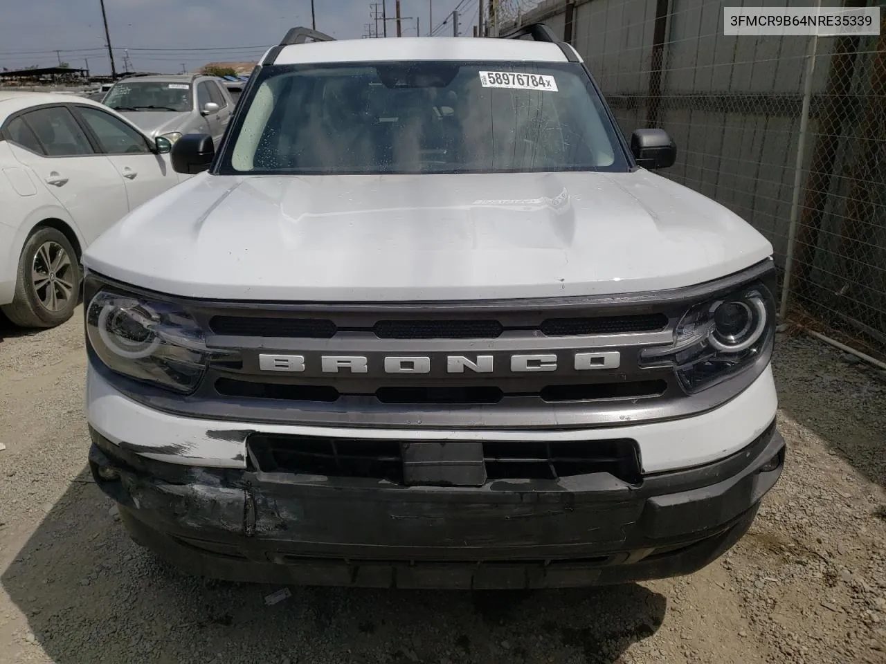 2022 Ford Bronco Sport Big Bend VIN: 3FMCR9B64NRE35339 Lot: 58976784