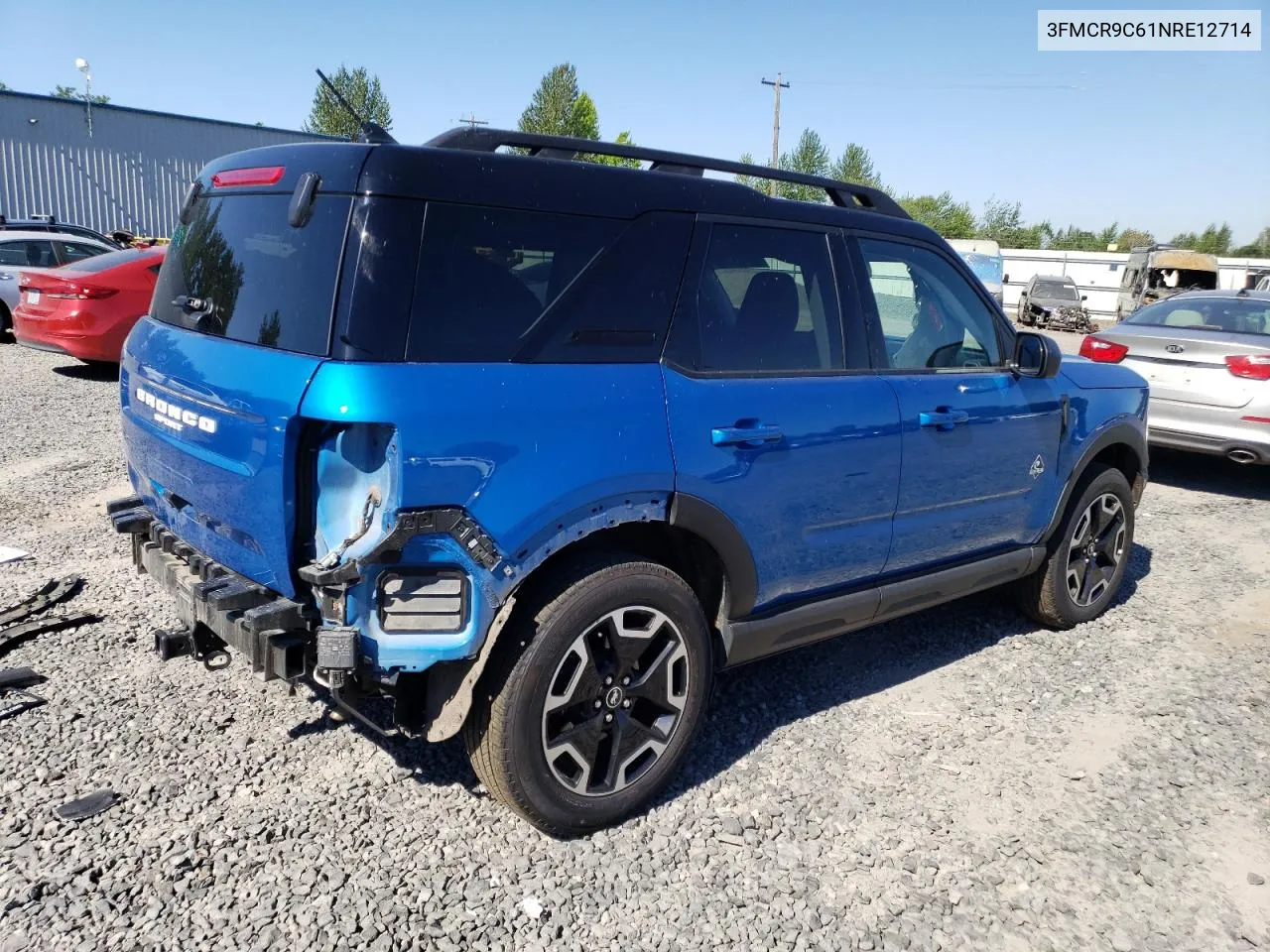 2022 Ford Bronco Sport Outer Banks VIN: 3FMCR9C61NRE12714 Lot: 60761784