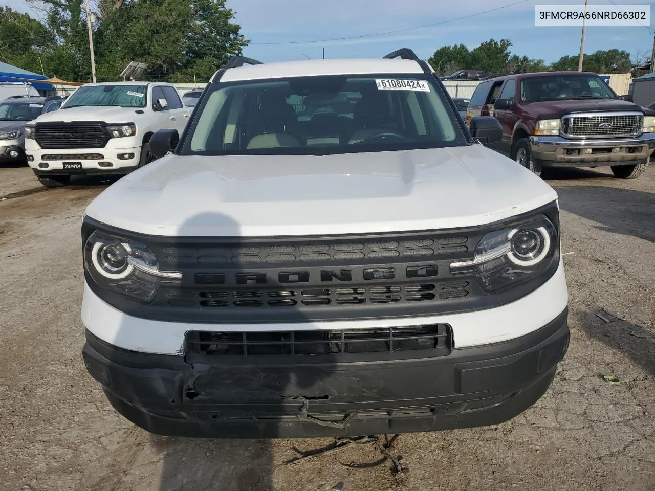 2022 Ford Bronco Sport VIN: 3FMCR9A66NRD66302 Lot: 61080424