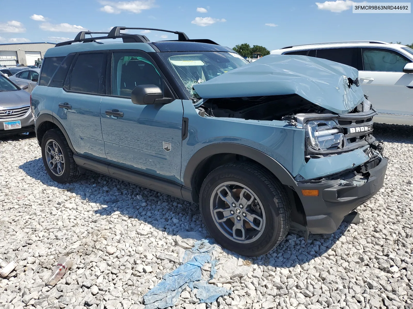 2022 Ford Bronco Sport Big Bend VIN: 3FMCR9B63NRD44692 Lot: 63319804